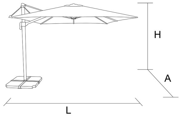 SOMBRILLA BRAZO RETRACTIL, LONA SUNBRELLA - Image 4